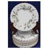 12 Royal Albert Brigadoon 6 1/2" plates