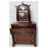 Very Unusual Period Empire Chest w/ Mirror