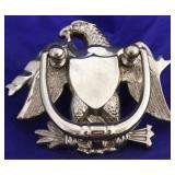 Brass eagle door knocker