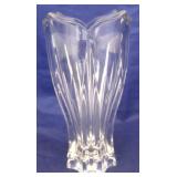 Crystal glass vase