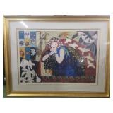 Souveniers serigraph by Bracha Guy #92/295