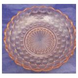 Anchor Hocking vintage pink bubble bowl