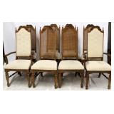 Mid century 8 dining chairs by American Drew