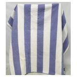 Hand stitched striped quilt