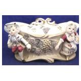 Japanese art porcelain dish