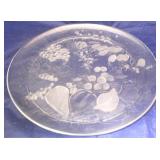 Glass platter