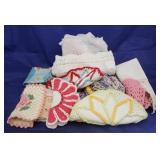 Group assorted linens