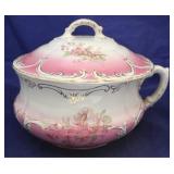 Anchor Pottery covered chamber pot