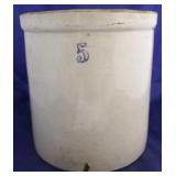 5 Gallon stoneware crock