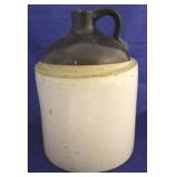 Brown & white jug