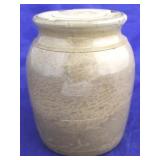 Stoneware crock w/ lid
