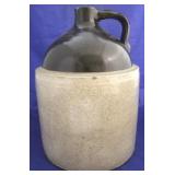 Brown & white jug