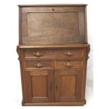 Slant front Victorian secretary