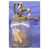 Blow Glass butter churn