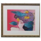 Flower Spectrum giclee by Peter Max