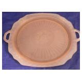 Satin finish Anchor Hocking Mayfair platter