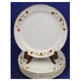 7 Hall Jewel Tea 10" dinner plates