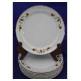 8 Hall Jewel Tea 7 1/4" plates
