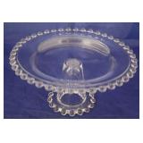 Candlewick cake plate