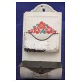 Metal vintage match holder