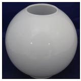 Milk glass lamp globe
