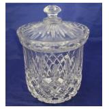 Crystal biscuit jar