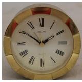 Seiko Quartz Clock - 4" round