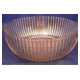 Pink Depression Glass bowl