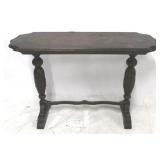 Vintage double pedestal table
