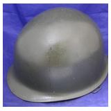 World War II metal army helmet
