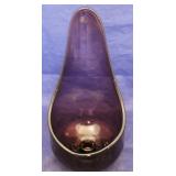 Mid century amethyst candle holder