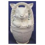Rabbit cookie jar