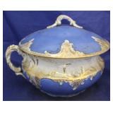 Oregon Pottery covered chamber pot