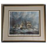 The "Constellation" in battle off St. Kitts 1799