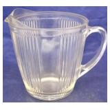 Vintage glass pitcher