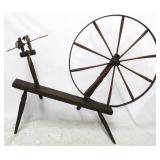 Vintage spinning wheel