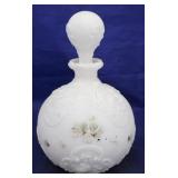 Vintage milk glass bottle