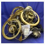 Assorted oil & electric lamp parts