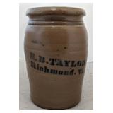 E B Taylor crock