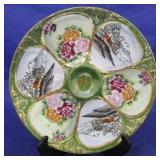 Nippon porcelain oyster plate