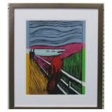 Scream giclee by Andy Warhol after Edvard Munch