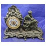 Antique Ansonia Mantle Clock- 15"X 12"