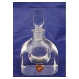 Orrefors Crystal Perfume Bottle