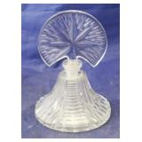 Glass perfume bottle  51/4" tall