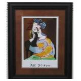 Seated Woman resting on Elbow giclee by Picasso