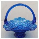 Blue Glass  Basket