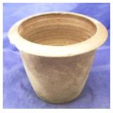 Stoneware Crock  7 1/2" tall - chip to rim