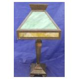 Vintage Stained Glass Lamp  As Is- no power cord