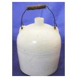 Stoneware jug with handle