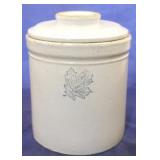 Western Stoneware crock with lid